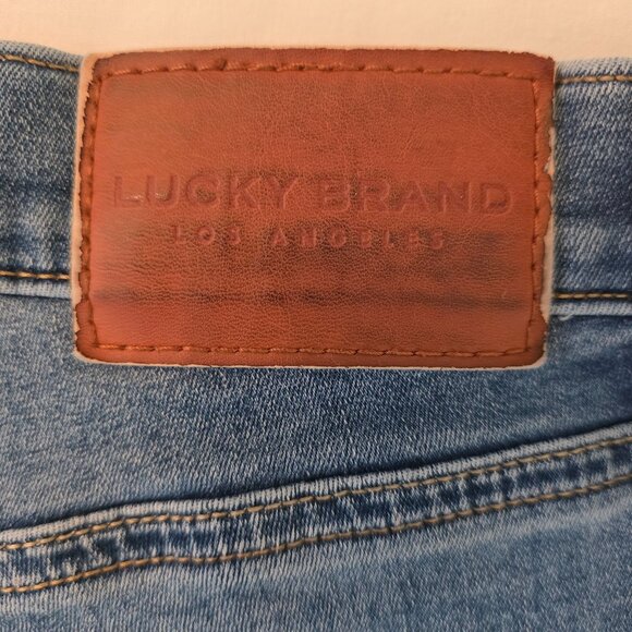 Lucky Brand Women "Ava" Mid-Rise Super Skinny Distressed Denim Jeans, Size 8/29 - Picture 3 of 8